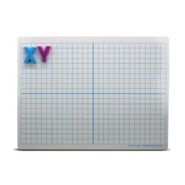 24 Bulk 9" X 12" Magnetic, Xy Axis, TwO-Sided, Dry Erase Learning Mat
