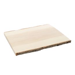 4 Bulk Rectangular Poplar Natural Wood Slices 16in X 13in
