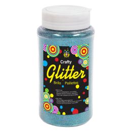 24 Bulk Fine Glitter Bottle 1 Lbs - Blue