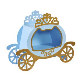 Bulk Kids Wooden Pumpkin Carriage 47 inch - Blue