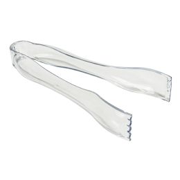 96 Bulk Plastic Serving Tongs - Clear