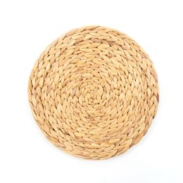 8 Bulk Round Rattan Placemat - 14 inch