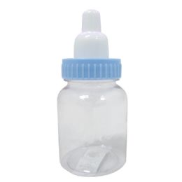 40 Bulk Plastic Favor Baby Bottle Blue 3 1/2 inch 12pc