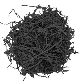 12 Bulk Paper Shred 8 Oz - Black