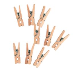 48 Bulk Wood Clothespins 1 inch 50pc/bag - Natural