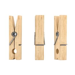 48 Bulk Wood Clothespins 1 inch 24pc/bag - Natural