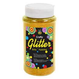24 Bulk Fine Glitter Bottle 1 Lbs - Gold