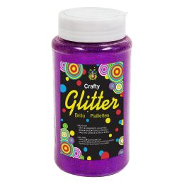 24 Bulk Fine Glitter Bottle 1 Lbs - Purple
