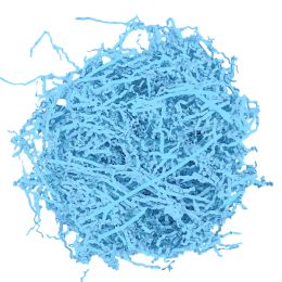12 Bulk Paper Shred 8 Oz - Blue