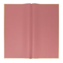 40 Bulk Floral Wrapping Paper With Gold Edge 20pc/pack - Mauve