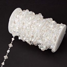 6 Bulk Gemstone Shape Beads In A Roll 66ft