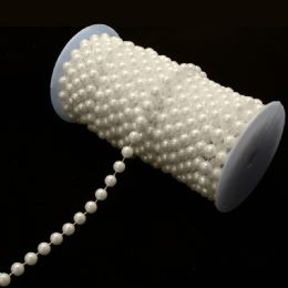 6 Bulk Pearl Rolls 10mm Ivory