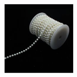 6 Bulk Pearl Rolls 8mm Ivory