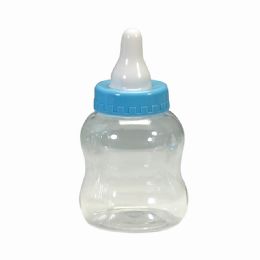 48 Bulk Plastic Baby Bottle Blue 8 1/2 inch