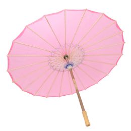 12 Bulk Nylon Parasol Umbrella 32 inch - Pink 