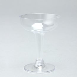 12 Bulk Plastic Margarita Glass 4 inch - Clear 12pc