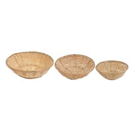 24 Bulk Rattan Baskets 3pc