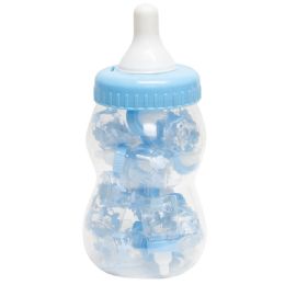 12 Bulk Plastic Baby Bottle,including 16pc Small Decorated Bottles