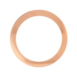 15 Bulk Disposable Deluxe Plate With Hot Stamping 7 inch - Rose Gold 12pc