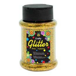 24 Bulk Glitter Bottle 4oz - Gold