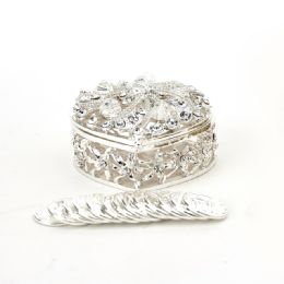 6 Bulk Arras Set For Weddings - Rhinestone Heart Box