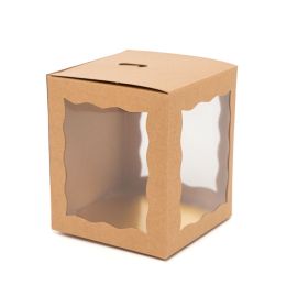 10 Bulk Candy Apple Box 4 inch 25pc/pack - Natural