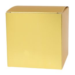 12 Bulk 2 inch Cube Paper Gift Box 24pc/pack - Gold