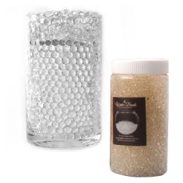 12 Bulk Jelly Water Beads 3/4 inch - Clear