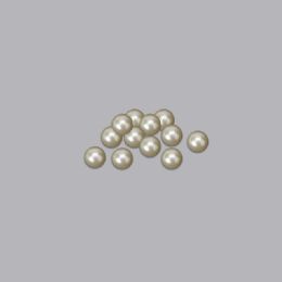 12 Bulk Pearl Beads No Hole For Table Scatters Full Round 12mm Ivory