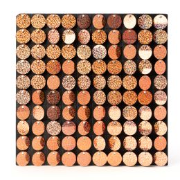 24 Bulk Spangle Wall Décor - Glitter Rose Gold