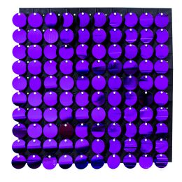 24 Bulk Spangle Wall Décor - Purple