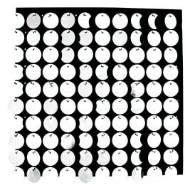 24 Bulk Spangle Wall Décor - Silver