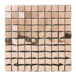 24 Bulk Square Spangle Wall Décor - Blush