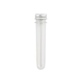 12 Bulk Clear Plastic Tube With Aluminum Cap - 40ml 12pc Pack