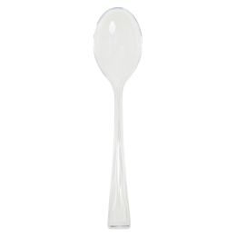 24 Bulk Plastic Mini Tasting Spoons 24pc/bag - Clear