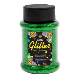 24 Bulk Glitter Bottle 4oz - Green
