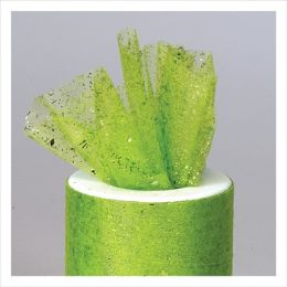 144 Bulk Glittered Organza Roll 3 in X 25yds