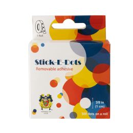 24 Bulk SticK-E-Dots Medium 3/8 inches 300 Dots/roll
