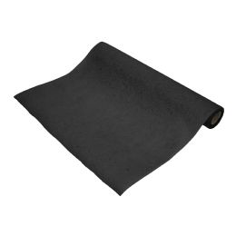 40 Bulk Embossed Nonwoven Floral Wrapping Paper Roll 21 inch X 5yd - Black
