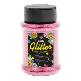 24 Bulk Glitter Bottle 4oz - Pink