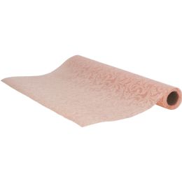 40 Bulk Embossed Nonwoven Floral Wrapping Paper Roll 21 inches X 5yd - Pink
