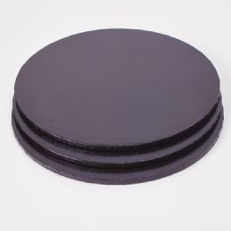 10 Bulk Foil Covered Cake Drum 18 inches 3pc - Black