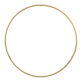 16 Bulk Metal Wreath Ring 30" - Gold