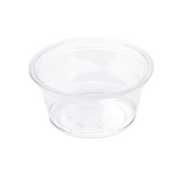 25 Bulk Plastic Condiment Cup 2oz 2 inch 100pc/bag - Clear