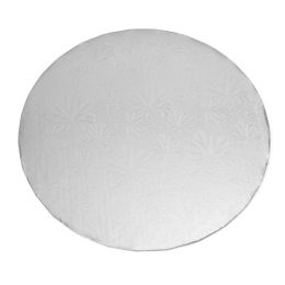 10 Bulk Foil Covered Cake Board 12 inch 5pc/pack - Silver