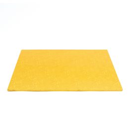 10 Bulk Foil Covered Cake Board 1/2 sheet 13 inch x 18 inch x 1/2 inch 5pc/pack - Gold