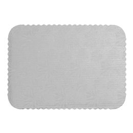 16 Bulk Foil Covered Cake Board 1/2 sheet 9 inch x 13 inch x 1/2 inch 6pc/pack - Silver
