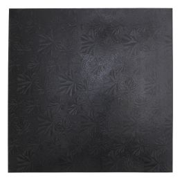10 Bulk Square Foil Covered Cake Board 14 inch 5pc/pack - Black