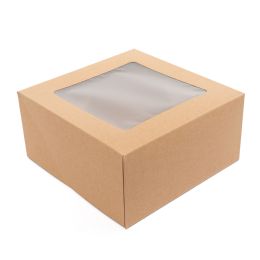 5 Bulk Cake Box 10 inch 20pc/pack - Natural