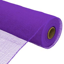 20 Bulk Decorative Plain Poly Mesh Roll 10 inch - Purple